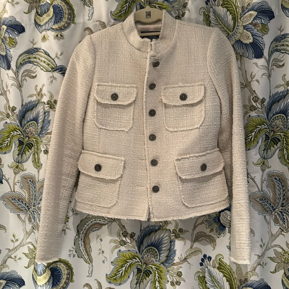 Cream Tweed Jacket